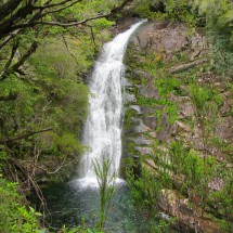 Second waterfall on the way to the Laguna Tronador